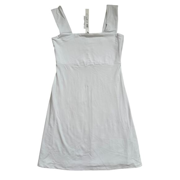 NWT Revolve Susana Monaco S Square Neck Minidress Sugar White - Sporty - Tennis - Picture 1 of 7